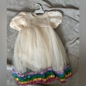 - LOLA AND THE BOYS rainbow tulle dress